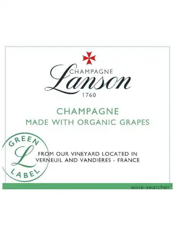 Lanson 'Green Label' Organic Brut, Champagne, France nv