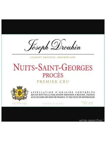 Joseph Drouhin Nuits Saint George 'Proces', Cote de Nuits FR 2023