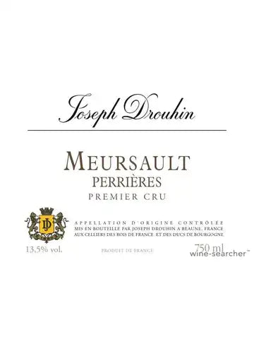 Joseph Drouhin Perrieres, Meursault Premier Cru, Beaune FR 2023
