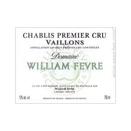 Domaine William Fevre Chablis Premier Cru ' Vaillons' Burgundy France 2021