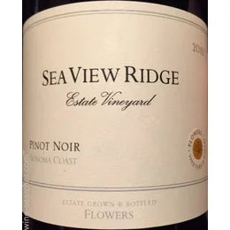 Flowers Pinot Noir Seaview Ridge  Sonoma Coast CA 2021