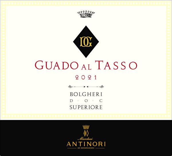 Marchesi Antinori Tenuta Guado al Tasso Bolgheri Superiore, Tuscany, Italy 2021