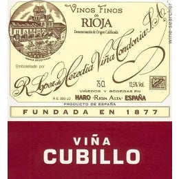 Lopez de Heredia Vina Cubillo Crianza DOC Rioja Spain 2016