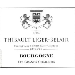 Domaine Thibault Liger-Belair Bourgogne Rouge Les Grand Chaillolts FR 2020