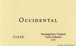 Occidental Pinot Noir Running Fence Cuvee Catherine Sonoma Coast CA 2022