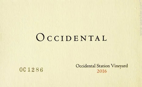 Occidental Pinot Noir Occidental Station Sonoma Coast CA 2022