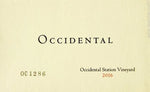 Occidental Pinot Noir Occidental Station Sonoma Coast CA 2022