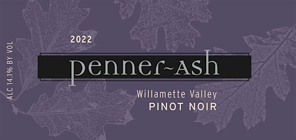 Penner Ash Pinot Noir Willamette Valley Oregon 2022