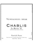 Patrick Puize Chablis La Butte 'O' Burgundy France 2023