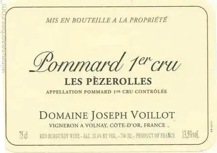 Domaine Joseph Voillot Pommard 'Les Pezeroles' Pinot Noir Beaune  FR 2023