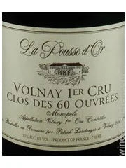 Domaine de la Pousse d'Or Volnay Clos des 60 Ouvrees, Burgundy France 2022