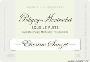 Domaine Etienne Sauzet Puligny-Montrachet 1er Cru Sous le Puits FR 2022