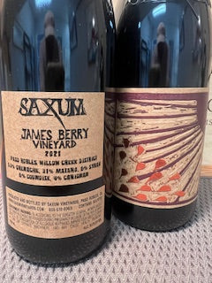 Saxum James Berry Vineyard, Proprietary Red Blend Paso Robles CA 2021