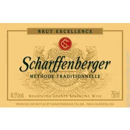 Scharffenberger Brut Excellence Sparkling, Mendocino CA n/v