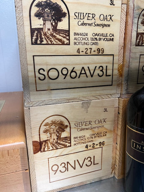 Silver Oak Cabernet Sauvignon Alexander Valley 1996. 3 L DOUBLE MAGNUM OWC
