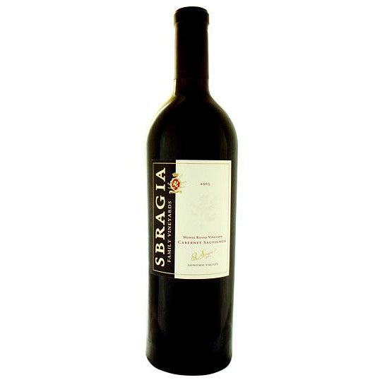 Sbragia Family Vineyards Monte Rosso Vineyard Cabernet Sauvignon California Sonoma 2003