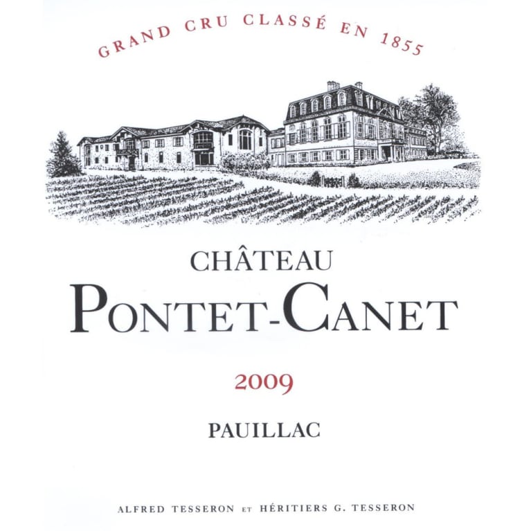 Chateau Pontet-Canet Bordeaux blend Bordeaux Pauillac 2009