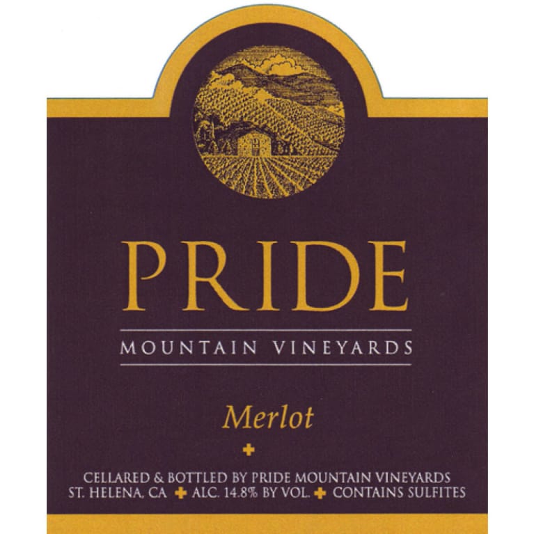 Pride Mountain Merlot California Napa-Sonoma 2018