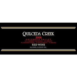 Quilceda Creek Red Wine CVR Bordeaux blend Washington Columbia Valley 2006