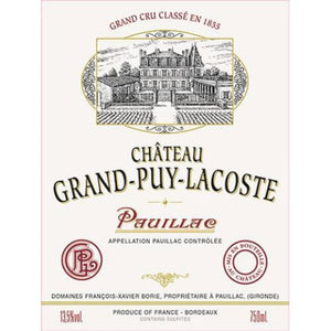 Chateau Grand Puy-Lacoste Bordeaux blend Bordeaux Pauillac 2009