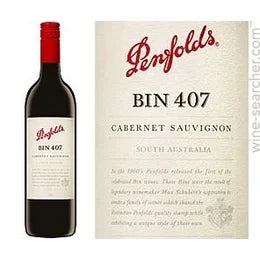 Penfolds Bin 407 Cabernet Sauvignon South Australia 2019