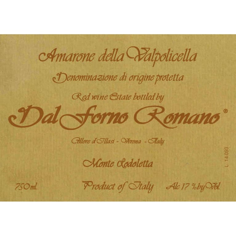 Dal Forno Romano Amarone Red Blend Italy Valpolicella 2008