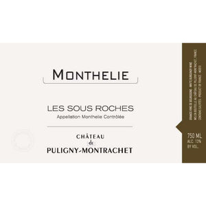 Chateau de Puligny-Montrachet Monthelie Les Sous Roches Chardonnay France Cote de Beaune 2011