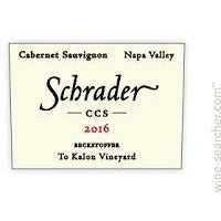 Schrader Cellars CCS  Beckstoffer To Kalon Cabernet Sauvignon California Napa 2019