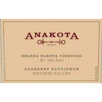 Anakota 'Helena Dakota'  Cabernet Sauvignon California Knights Valley 2016