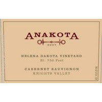 Anakota 'Helena Dakota'  Cabernet Sauvignon California Knights Valley 2019