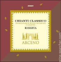 Tenuta di Arceno Chianti Classico Riserva Italy Tuscany IGT 2017  750 ml