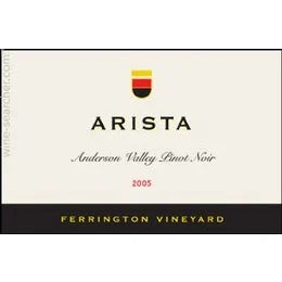 Arista Ferrington Vineyard  Pinot Noir California Anderson Valley 2018