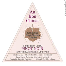 Au Bon Climat Pinot Noir Sanford & Benedict Santa Ynez Valley 2019