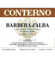 Giacomo Conterno Barbera D'Alba Vigna Cerretta Italy Piedmont 2018