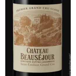 Chateau Beausejour (Duffau Lagarrgosse) Bordeaux blend Saint-Emilion 2019