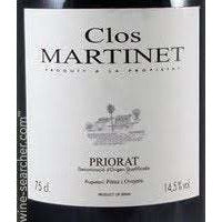 Mas Martinet Clos Martinet Red blend Spain Priorat 2002