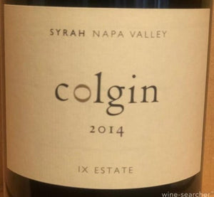 Colgin Cellars IX Estate Syrah California Napa 2018