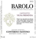 Conterno Fantino Castelletto Vigna Pressenda Barolo Nebbiolo Italy Piedmont 2016