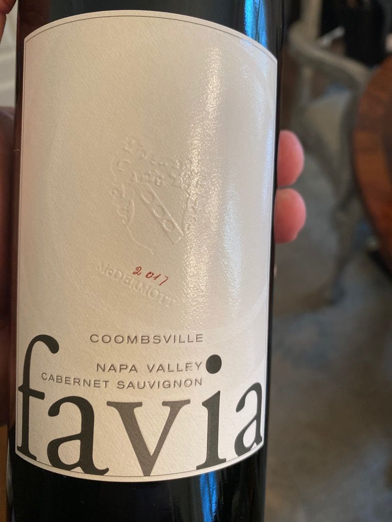 Favia Cabernet Sauvignon Coombsville Napa 2018