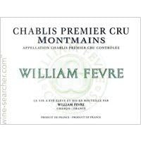 Domaine William Fevre Chablis Premier Cru ' Montmains' Chardonnay France 2017