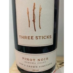 Three Sticks 'Gap's Crown Vineyard'  Pinot Noir, Sonoma Coast 2016