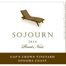 Sojourn Gaps Crown Vineyard Pinot Noir Sonoma Coast CA 2021