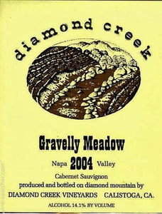 Diamond Creek Gravelly Meadow Cabernet Sauvignon California Napa 2018