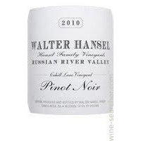 Walter Hansell  Cahill Lane Vineyard Pinot Noir Sonoma Russian River Valley 2017