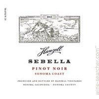 Hanzell Sebella Pinot Noir California Sonoma Valley 2009