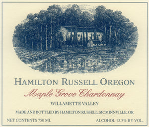 Hamilton Russell Chardonnay Maple Grove Willamette Valley OR 2019