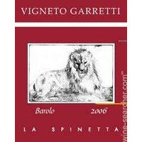 La Spinetta Garretti Barolo Nebbiolo Italy Piedmont 2012