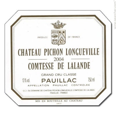 Chateau Pichon-Longueville Comtesse de Lalande Bordeaux blend Pauillac Bordeaux 2018