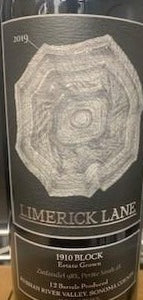 Limerick Lane Block 1910 Zinfandel Russian River Valley 2019