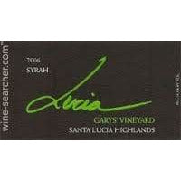 Lucia Vineyards Garys' Vineyard Syrah California Santa Lucia Highlands 2006